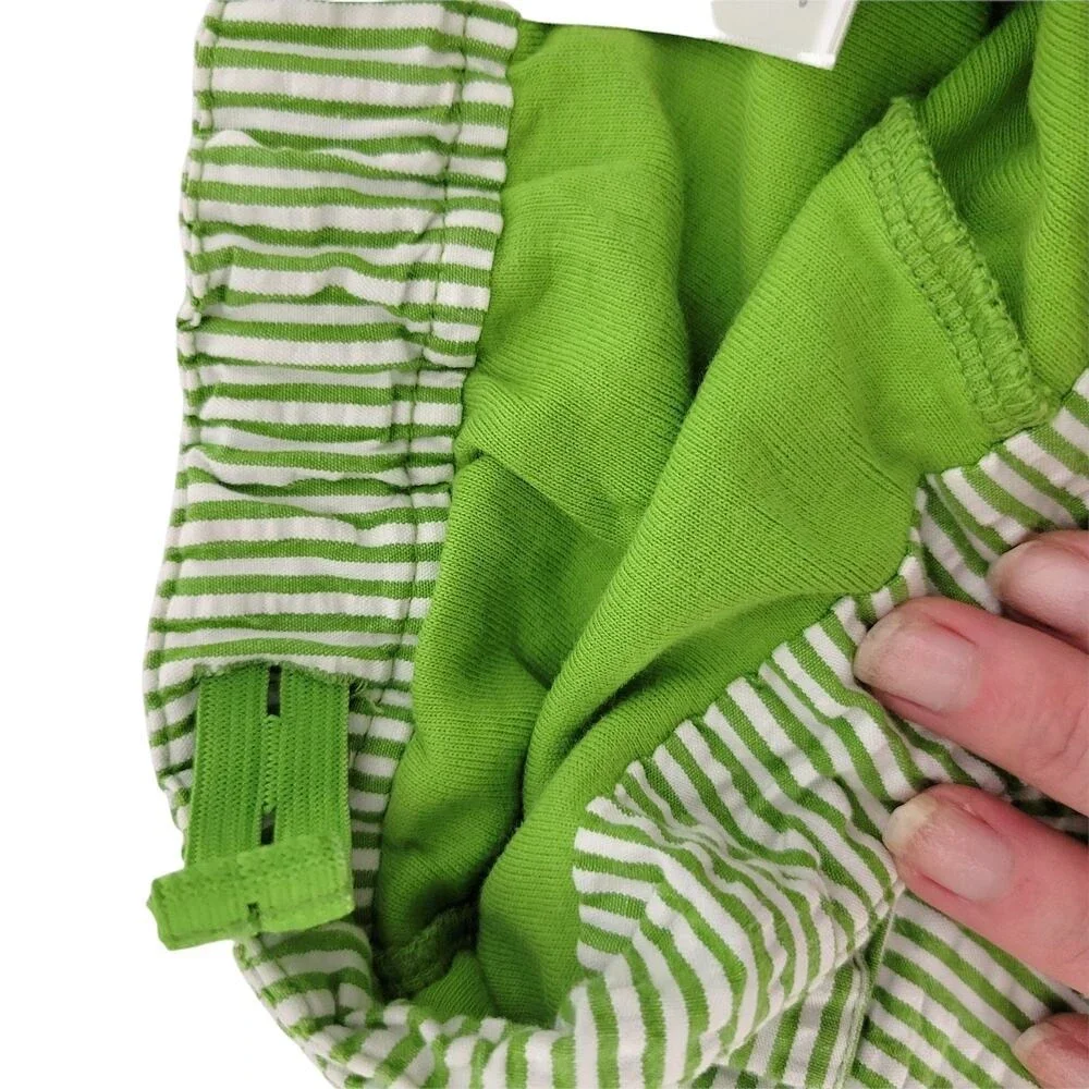 Kids Green Daffodil Embroidered Skort Pleated Bow Waist Size 4‎
